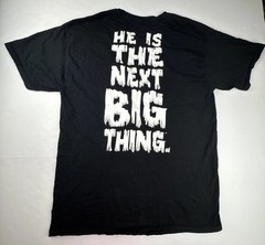 WWE Mens Brock Lesnar T-Shirt Large Black Cotton Wrestling Next Big Thing Skull