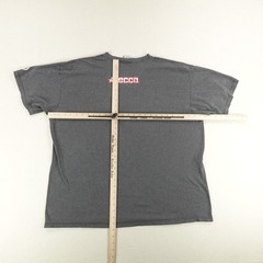 Vintage Mecca Shirt Mens 2XL XXL Gray Red Graffiti Hip Hop Rap 90s Made In USA ^