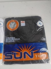 Sun Tees XL. 2 Packs. Brand New. Black & White.