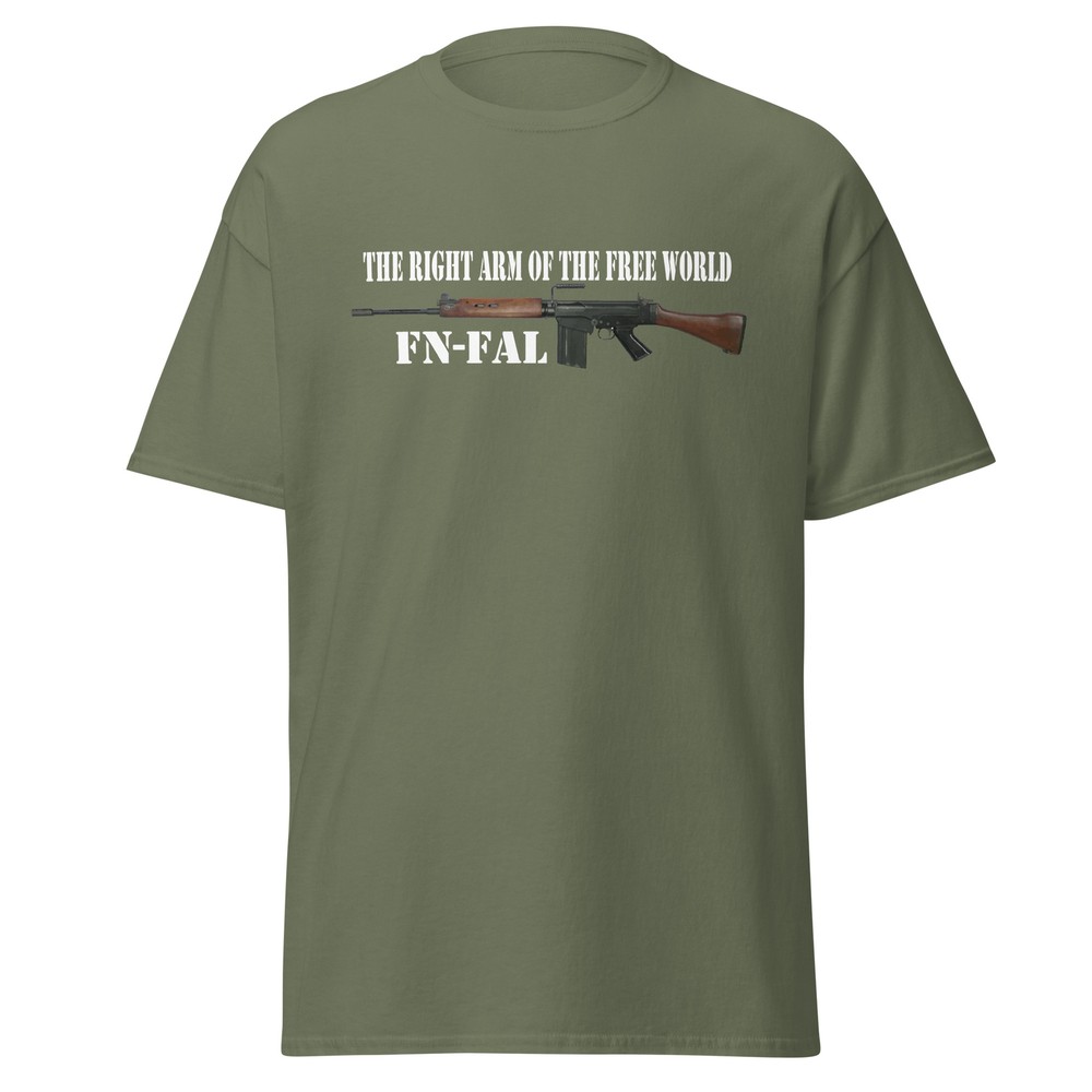 FN FAL Battle Rifle Nato British L1A1 Military Gun Unisex Classic T-Shirt