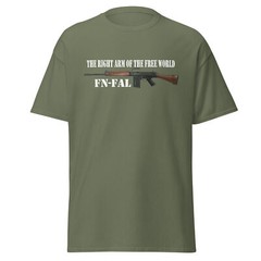 FN FAL Battle Rifle Nato British L1A1 Military Gun Unisex Classic T-Shirt