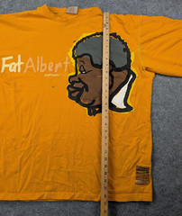 Platinum Fubu Fat Albert Shirt Mens XXL Vintage Streetwear Spellout Graphic 90s