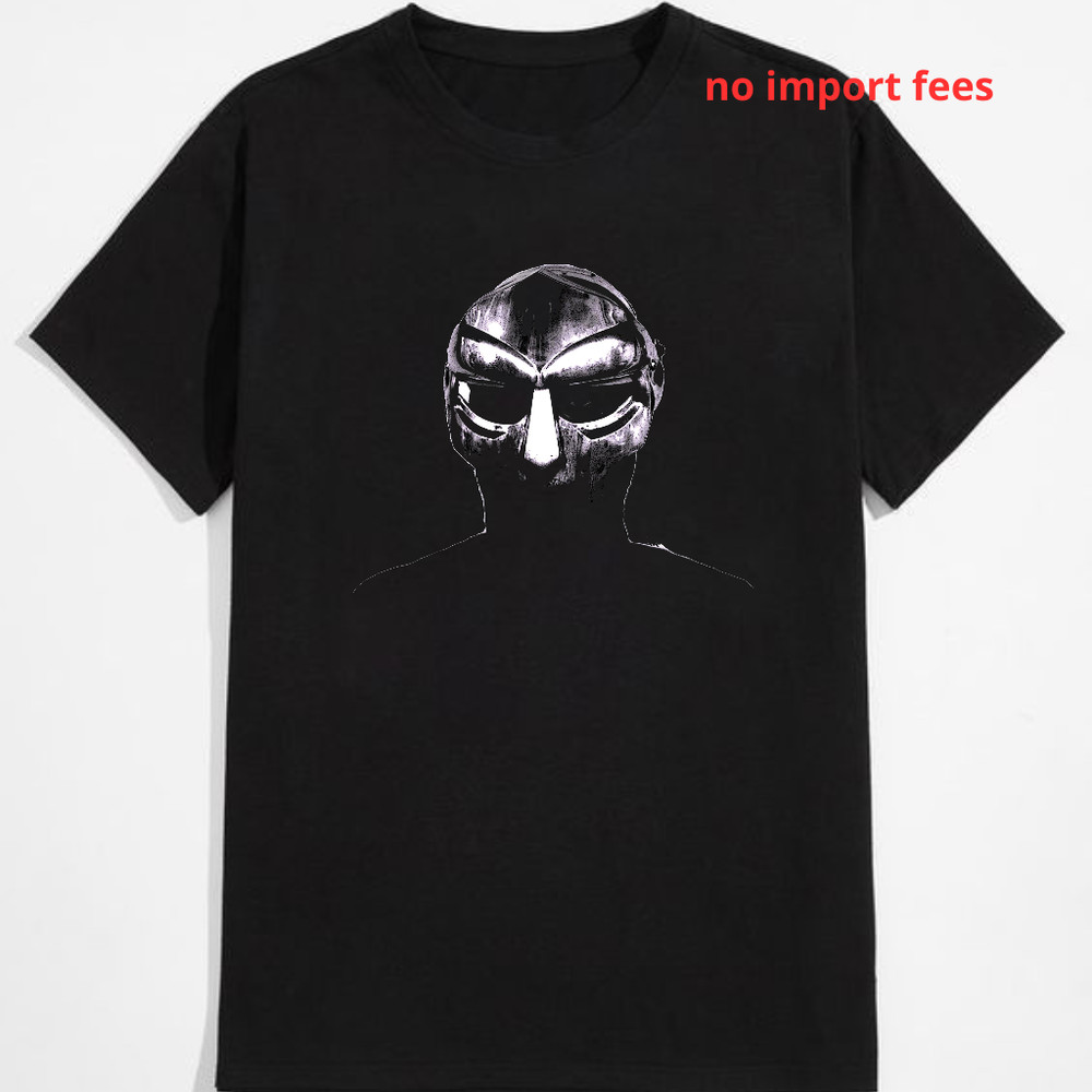 Vintage MF DOOM Graphic T-Shirt – Black Cotton Unisex Tee