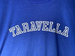 Vintage Taravella Trojans Shirt Mens Sz XL High School Sports Logo Tee 80s