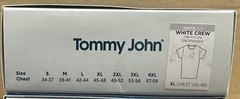 Tommy John Light Air White Crew Shirt 5001A XL Chest (45-48)