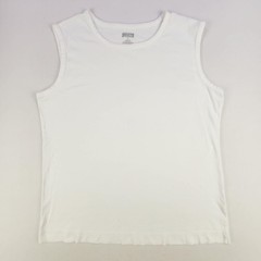 Duluth Trading Co Tank Top T Shirt Mens Large White 2 Pack 100% Cotton Tagless