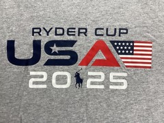2025 Ryder Cup USA RLX Ralph Lauren Men’s 100% Cotton Graphic T-Shirt Medium