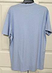 NWT Murano size M lt peri blue short sleeve v-neck shirt mens