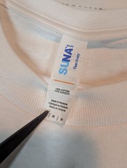 Suna Oregon Beaver State Map Graphic T-Shirt White Travel Souvenir Mens Medium