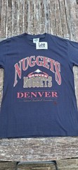 VTG NWT Nutmeg Lee Sports 1996 Denver Nuggets T-Shirt Large Basketball SEE PHOTO