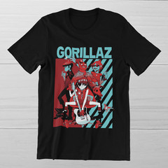 GORILLAZ T-Shirt Virtual Hip Hop Rock Band Concert on Ring Spun Cotton Tee