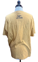 Unisex XL screen print gold tshirt – Las Vegas Live Free