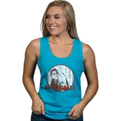 Nine Line Apparel Women’s Grit And Grace Racerback Tank Top – Small – Turquoise