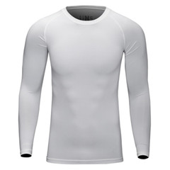 Undershirts Long Sleeve O-neck Underwear Workout Quick Dry Windproof Shirts Tops