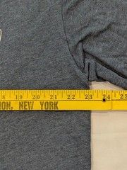 Ariat Shirt Mens XL Gray Long Sleeve International Shield Logo Back Graphic Tee