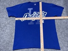 MLB Los Angeles Dodgers Blue LA Baseball Team Large Shirt
