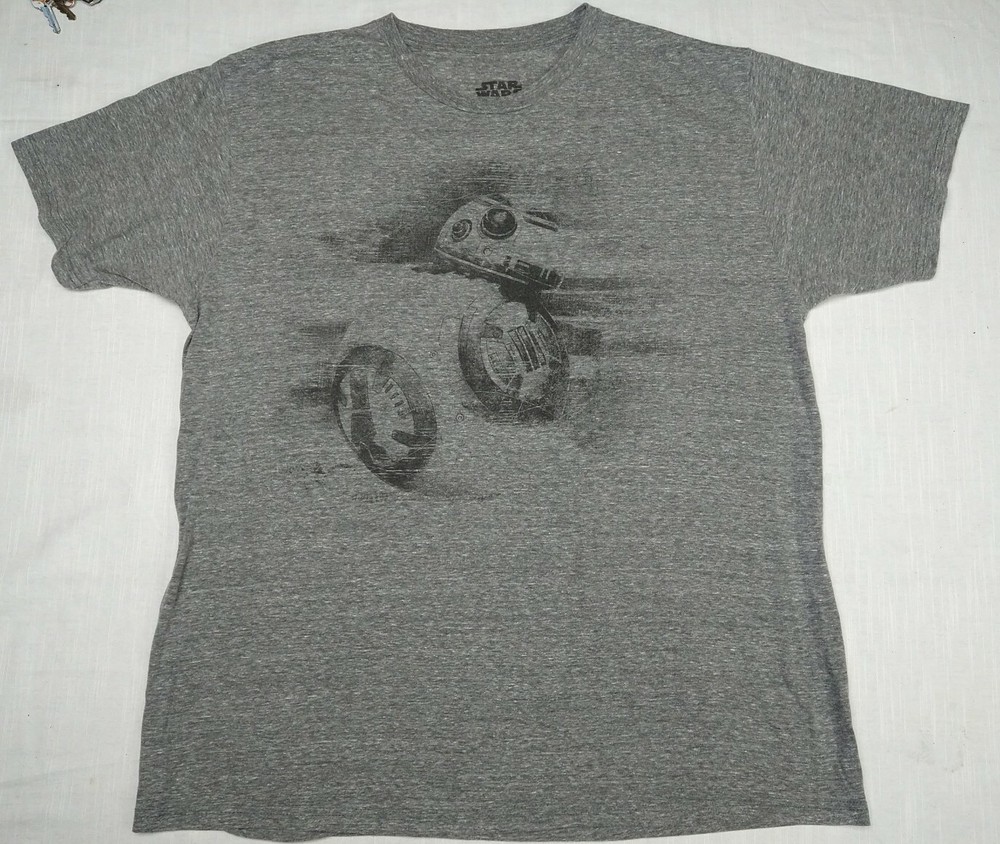 Ad Engine R2 D2 Star Wars Tee T Shirt Mens XL Soft Material Gray