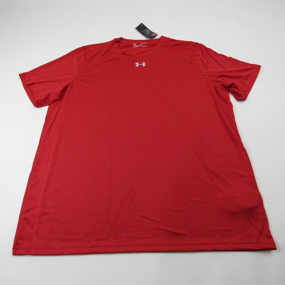 Under Armour HeatGear Short Sleeve Shirt Men’s Red New with Tags XL