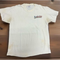 Republic of Texas T Shirt Mens Large White Bass Fishing Graphic Outdoor Flag