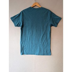 PATAGONIA Men’s Teal Pocket T Ocean Mountains Small (Slim Fit) $45 Retail Blue