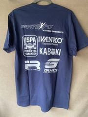 USPA Powerlifting Fit Expo Anaheim T Shirt Mens Medium Blue Workout Gym