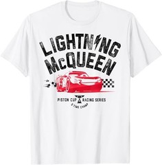 Disney Cars 3 Lightning McQueen Piston Cup T-Shirt Size S – 5XL Gift For Friends
