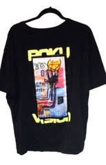 Roku Studio City Shirt Men’s 3XL Black Short Sleeve Stretch Urban Hip Hop Style