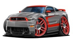 Ford Mustang Boss 302 Laguna Seca Muscle Car Art Print NEW