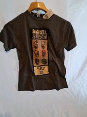 Marvel Heroes Zombie Style Halloween Graphic T-shirt XS Grey NWT