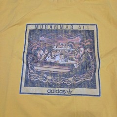 Muhammad Ali Adidas T-shirt The Muhammadu Ali Collection Men’s Size XL Yellow