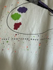 VINTAGE 1991 Portland Rose Festival A Celebration Of Color Graphic Art T-Shirt