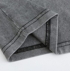 Summer Men’s Washed T-Shirts 230G Heavy Cotton Vintage Faded Color Oversized Hot