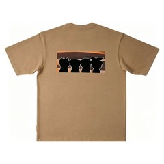 Starbucks Bearista Town Collection Embroidered Crew Neck Pure Cotton T-shirt