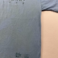 Vintage Nagano Winter Olympics T-Shirt Mens XL Teal Blue Andazia Japan 1998 90s