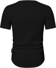 Men’s Muscle Slim Henley Shirts Crewneck Longline T-Shirt Gym