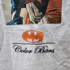Color Bars Batman Harley Quinn T Shirt Men’s M White DC Comics Graphic Tee