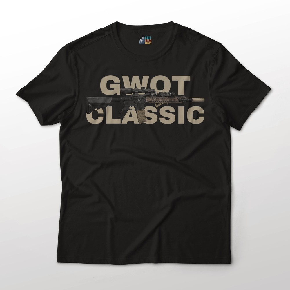 M4A1 BLOCK 2 GWOT Classic Rifle Gun Art Graphic T-Shirt