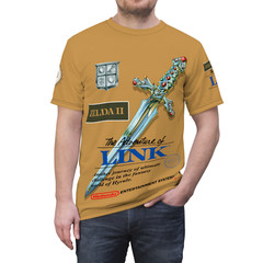 Zelda II: The Adventure of Link 1998 NES Retro Nintendo Video Game Cover T-Shirt