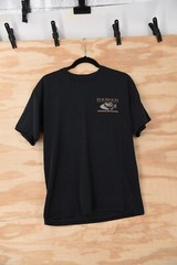 Vintage Hawaii Trigger Fish Black T-Shirt Mens S-M Humuhumunukunukuapuaa