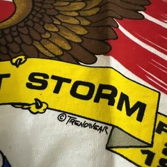 Operation Desert Storm 1991 Shirt Adult Large Military Eagle USA