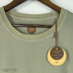 Common People Waffle Knit Tee Medium Sage Light Green Cozy Ribbed Coastal