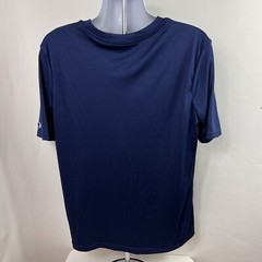 Champion T Shirt Men’s Large Short Sleeve Crew Neck Athletic Polyester Spell Out
