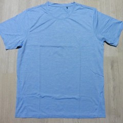 GREYSON Mens M MEDIUM GUIDE SPORT T SHIRT=BAREBONE=PERFORMANCE GOLF TEE BLUE