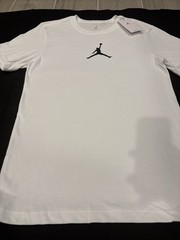 Nike Air Jordan Small Jumpman Dri-FIT T-Shirt White CW5190-102 NWT