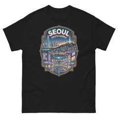 Seoul South Korea City Graphic T-Shirt Unisex Travel Tee