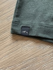 Pistol Lake Men’s Short Sleeve Henley Dark Green Size XL