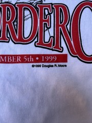 VTG 1999 Eddie Arcaro Angel Cordero Saratoga Race Course White T Shirt Men’s L