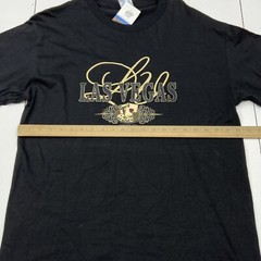 Vintage Las Vegas Nevada Black Short Sleeve Graphic T-Shirt Adult Size Large