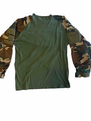 Rothco Military Hunting Camouflage Green Mens Shirt Long Sleeve Size Medium