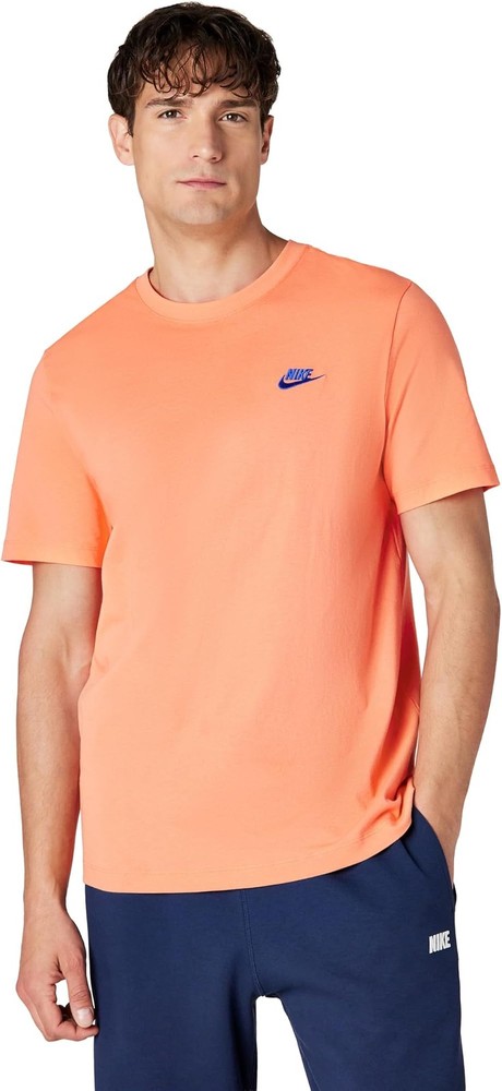 Nike Men’s Sportswear Club T-Shirt – Orange Frost – XX-Large